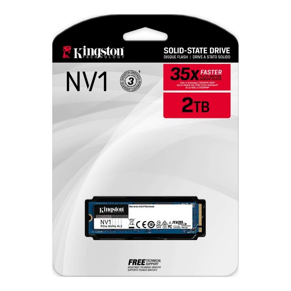 商品画像：Amazon.com: Kingston NV1 2TB M.2 2280 NVMe PCIe Internal SSD 1