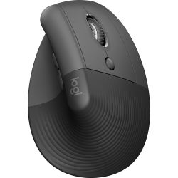 Logitech Lift Vertical Ergonomic Wireless Mouse (Graphite)