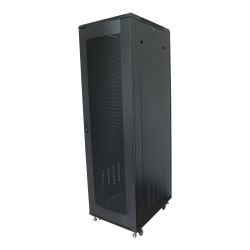 Newlink 78" 42RU Cabinet Ventilated Doors Extra Deep (42.13"), 2 Fans + 2 Power Strips