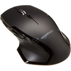 Amazon Basics Full-Size Ergonomic Wireless PC Mouse