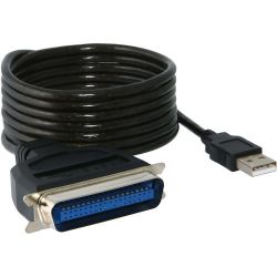 Sabrent USB to Parallel 6ft IEEE 1284 Printer Cable Adapter 
