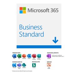 Microsoft 365 Business Standard Subscription License Digital Download - 1 User - 1 Year 