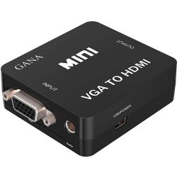 GANA 1080p FULL HD HDMI to VGA Male to Female Adapter