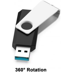  TOPESEL 16GB Black USB 2.0 Flash Drive 