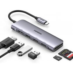 UGREEN 6-in-1 USB-C Multiport Hub Dongle 
