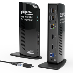 Plugable USB 3.0 Universal Dual Monitor Docking Station
